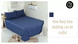navy blue bedding