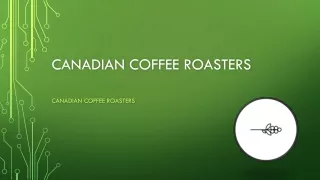 Canadian Coffee Roasters