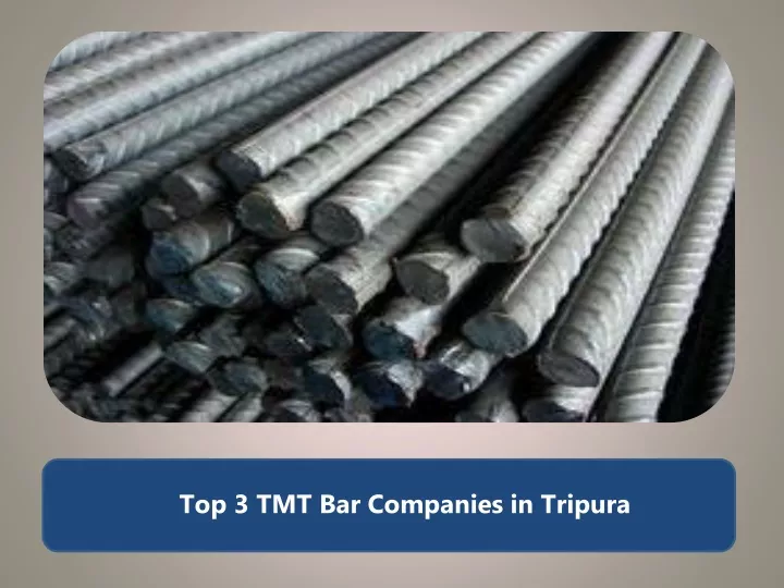 top 3 tmt bar companies in tripura