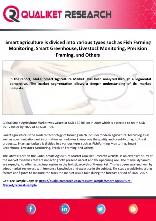 Smart Agriculture Market