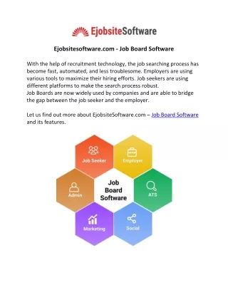 ejobsitesoftware-Job Board Software