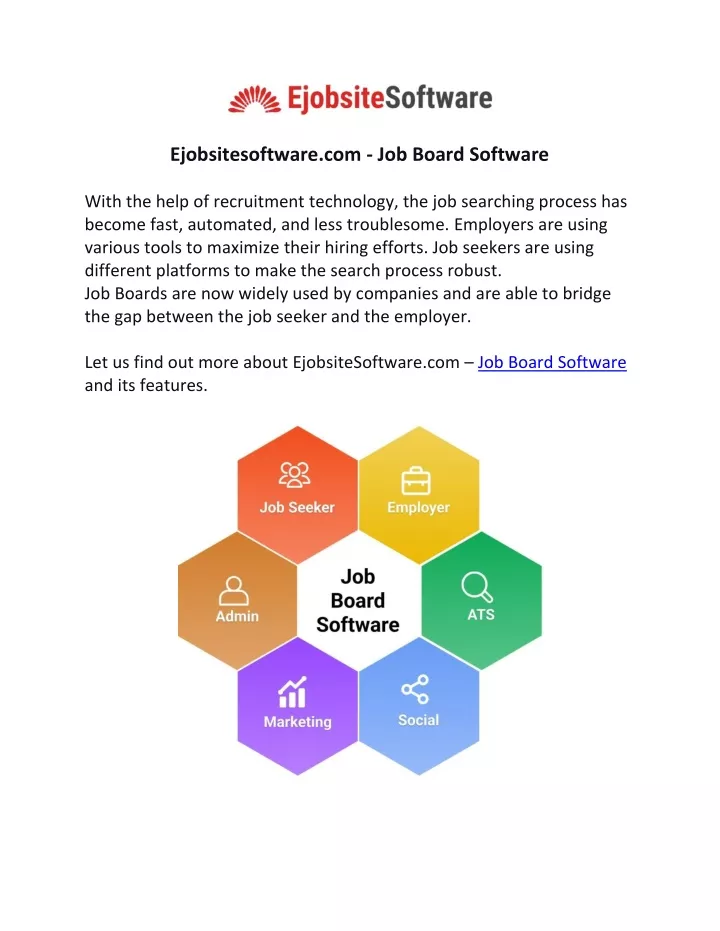 ejobsitesoftware com job board software with