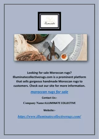 Moroccan Rugs For Sale | Illuminatecollectiverugs.com