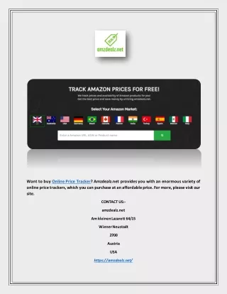 want to buy online price tracker amzdealz