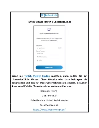 twitch viewer kaufen likeservice24 de