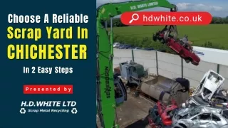 choose a reliable scrap yard in chichester