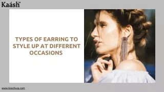 types of earring to style up at different