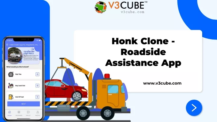honk clone roadside assistance app