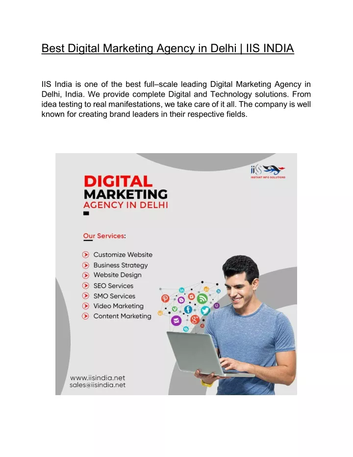 best digital marketing agency in delhi iis india