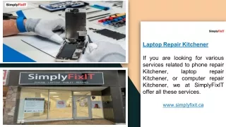 Laptop Repair Kitchener