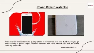 Phone Repair Waterloo