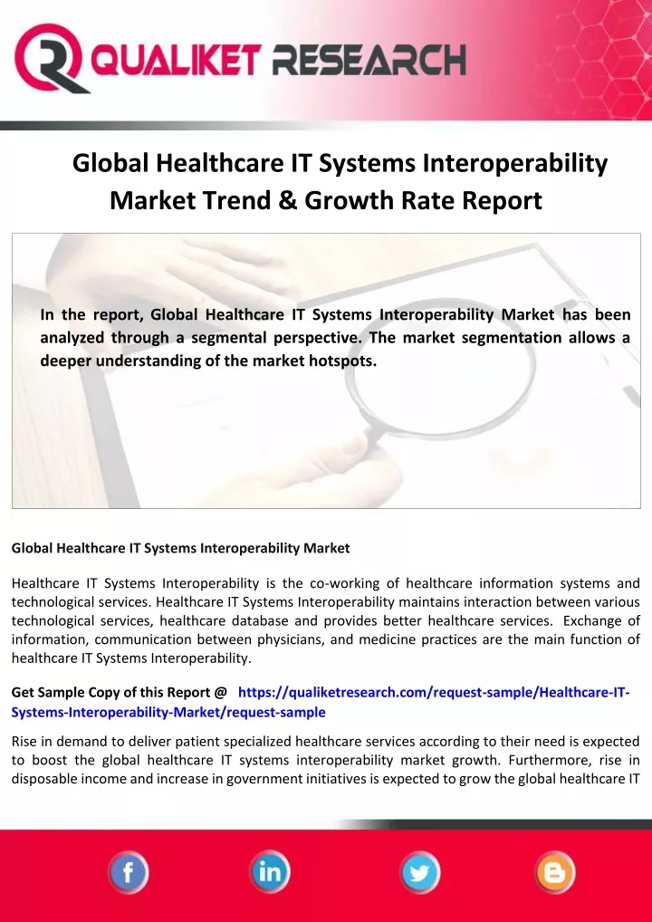 global healthcare it systems interoperability