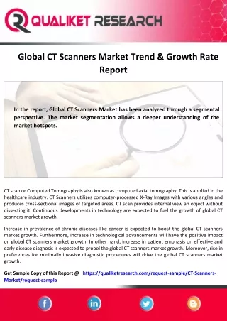 Global CT Scanners Market