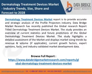 Dermatology Treatment Devices Market Size, Share & Trends Analysis Report By End