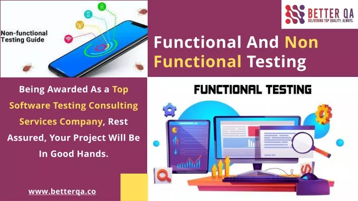 functional and non functional testing
