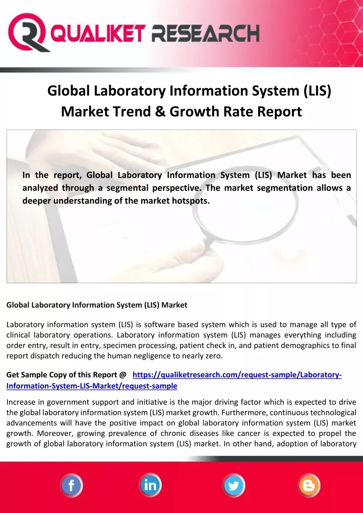global laboratory information system lis market