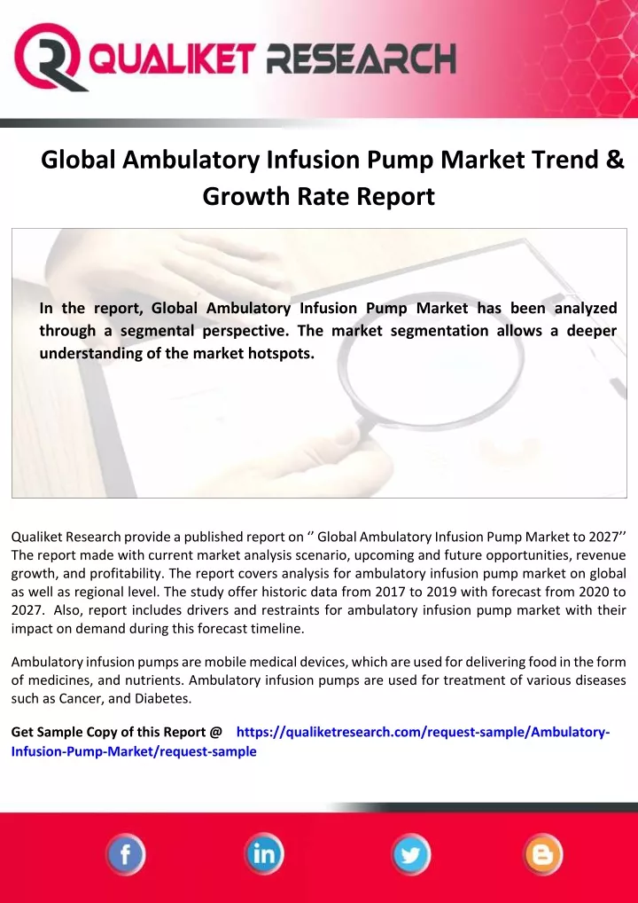 global ambulatory infusion pump market trend