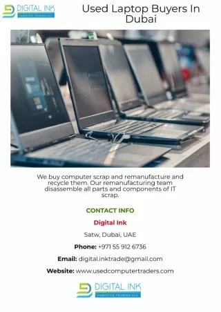Used laptop buyers in dubai