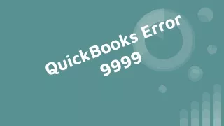 What is QuickBooks Error 9999