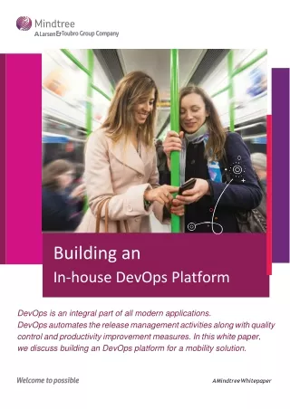 Building an In-House DevOps Service Platform for Mobility Solutions | Mindtree