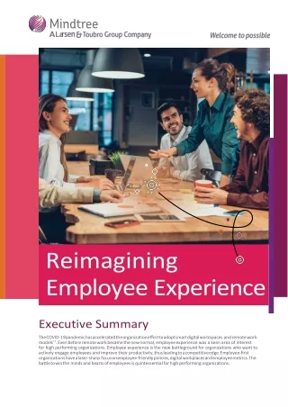 Reimaging Employee Experience Platform | Mindtree