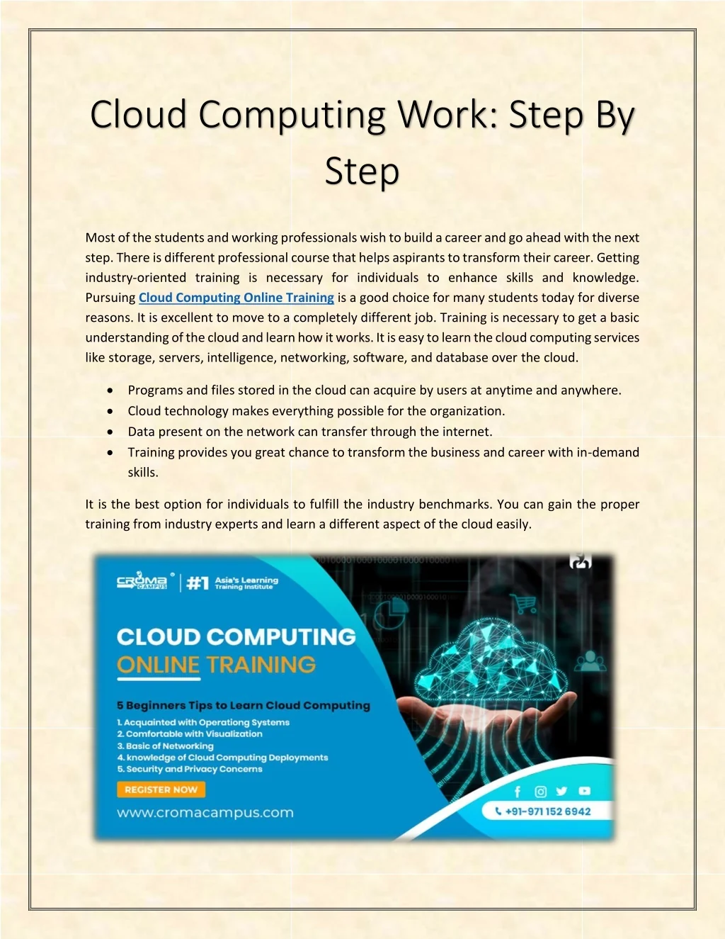 PPT - Cloud Computing Work: Step By Step PowerPoint Presentation, free ...