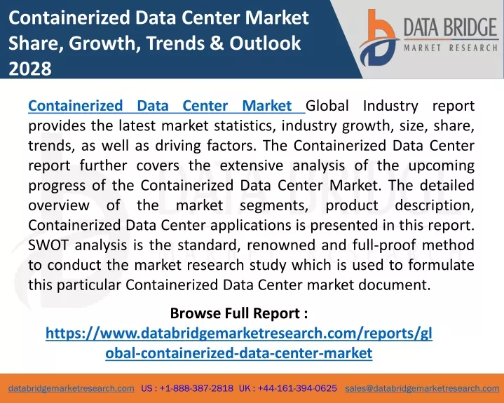 containerized data center market share growth
