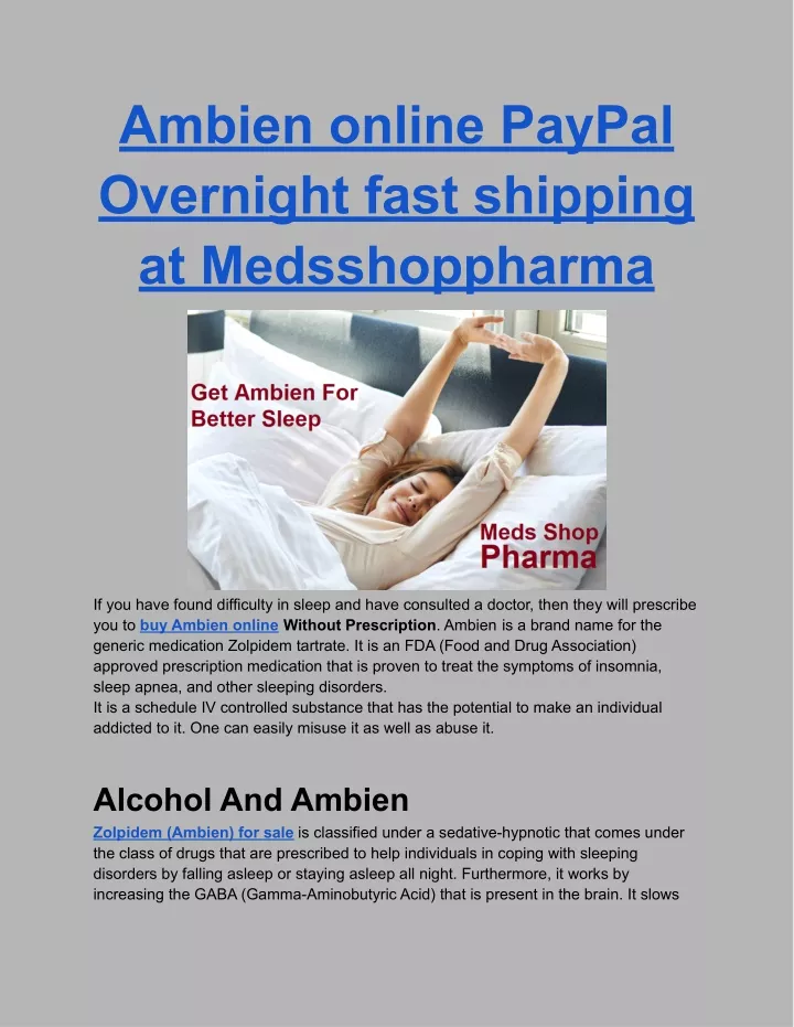 ambien online paypal overnight fast shipping