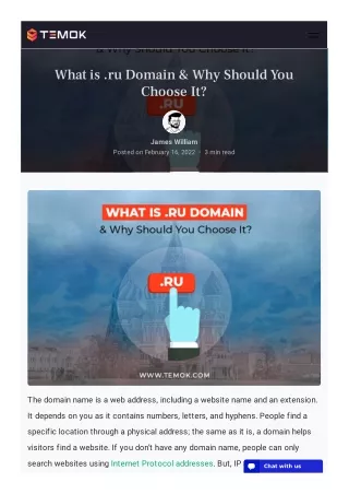 what is ru domain why should you choose it