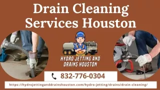 Drain Cleaning Services Houston | Best Draining Contractors | Hydro Jetting And