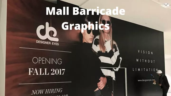 mall barricade graphics