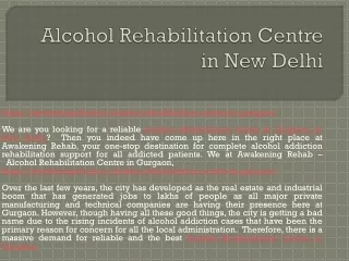 Best Alcohol Rehabilitation Centre in New Delhi