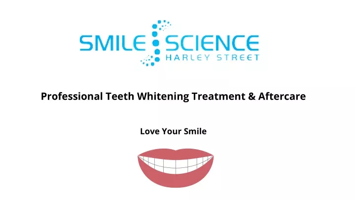professional teeth whitening treatment aftercare