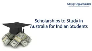 Scholarships to Study in Australia for Indian Students
