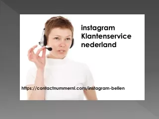 instagram Klantenservice nederland