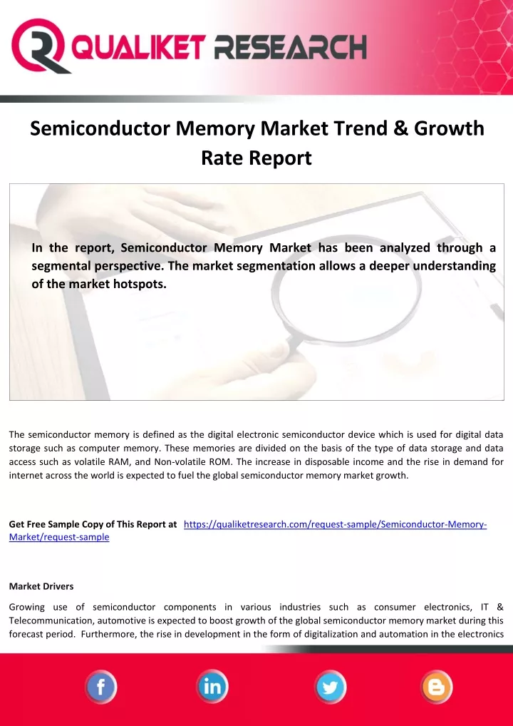 semiconductor memory market trend growth rate