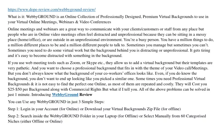 https www dope review com webbyground review what