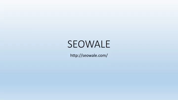 seowale