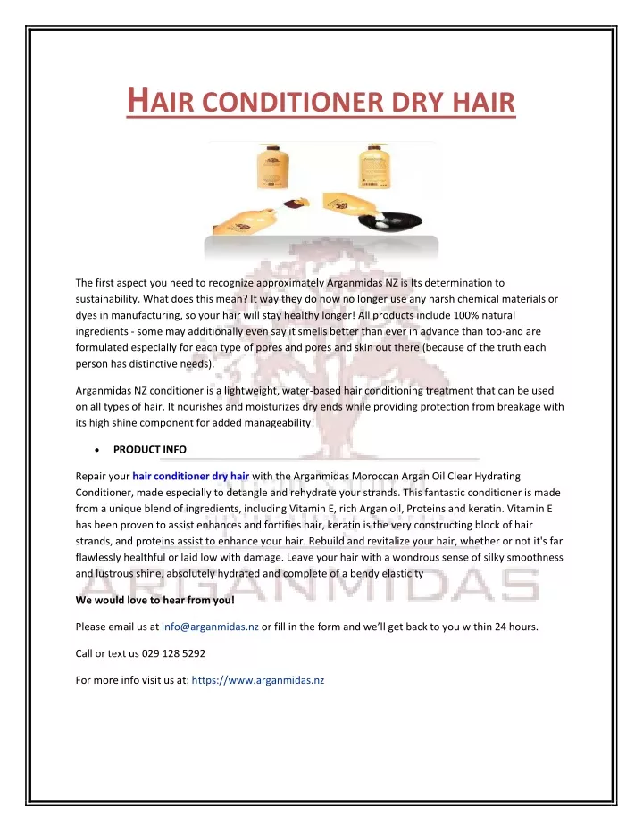h air conditioner dry hair