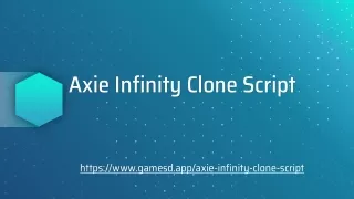 Build P2E NFT Game Platform like Axie Infinity