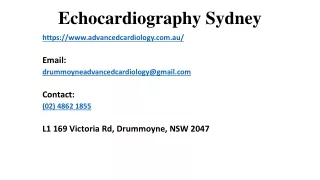 echocardiography sydney