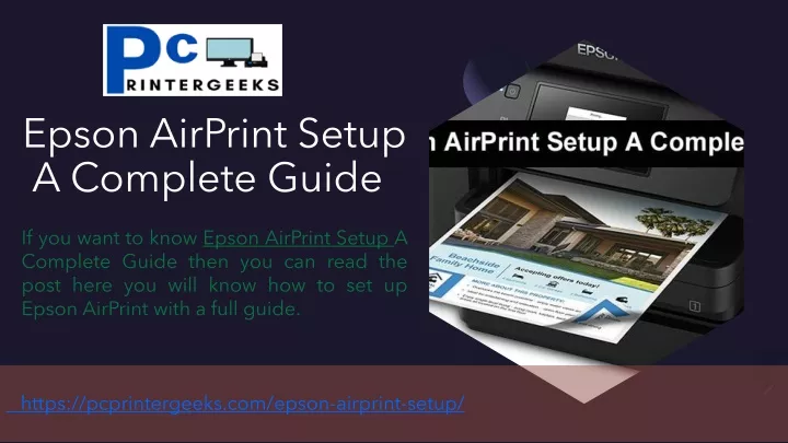epson airprint setup a complete guide