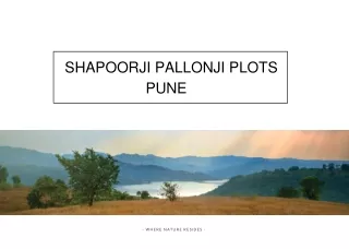 shapoorji pallonji plots pune