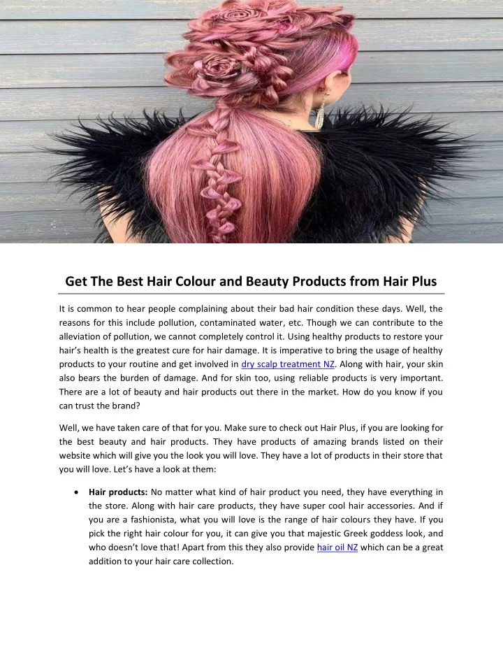 get the best hair colour and beauty products from