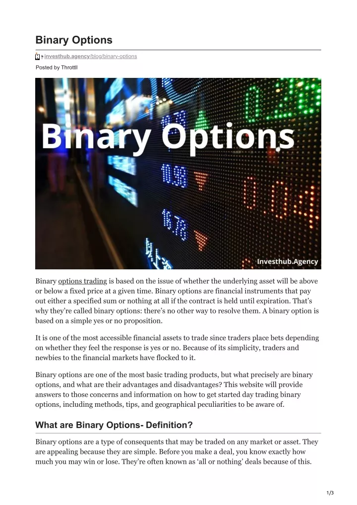 binary options
