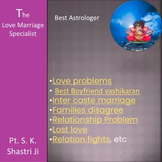 The Love Marriage Specialist