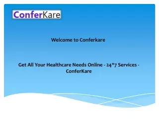 welcome to conferkare