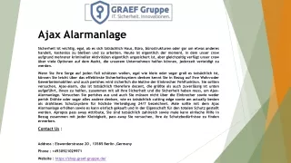 ajax alarmanlage