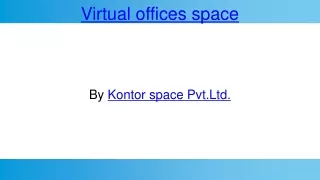 Virtual offices space