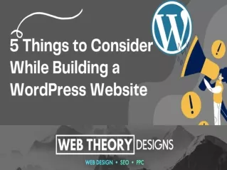 5 Things to Consider While Building a WordPress Website
